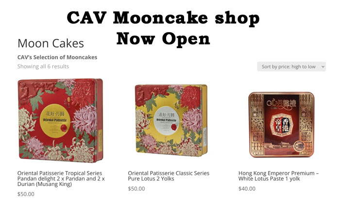 CAV Mooncake Store is now CLOSED